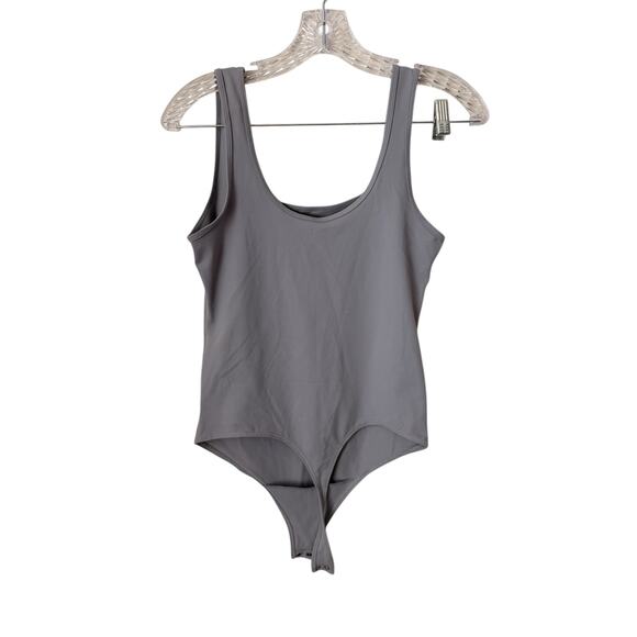 Abercrombie & Fitch Soft Collection Slate Gray Tank Bodysuit Size Medium - Picture 2 of 5